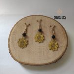 گیره روسری تک مهره پلاک دار