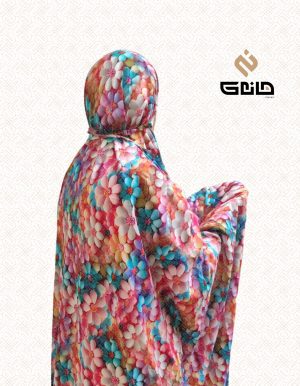 چادر نماز کیسه ای گل گلی