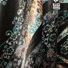 قواره چادری ژاکارد پشت کرپ زمینه مشکی