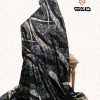 قواره چادری ژاکارد پشت کرپ زمینه مشکی