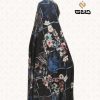 قواره چادر رنگی مجلسی زمینه مشکی