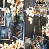 قواره چادر رنگی مجلسی زمینه مشکی