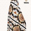 چادر رنگی مجلسی زمینه سفید