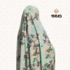 چادر رنگی طرح برگ ریزان زمینه آبی