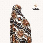 قواره چادر زمینه مشکی سفید