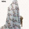 چادر رنگی برگ ریزان زمینه طوسی