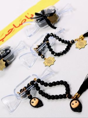 تسبیح مشکی کریستال