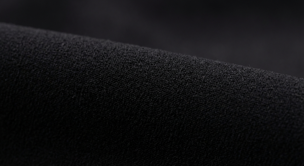 بافت مات و مقاوم پارچه چادر کرپ حریر اسود